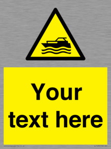 Custom Warning motorised watercraft